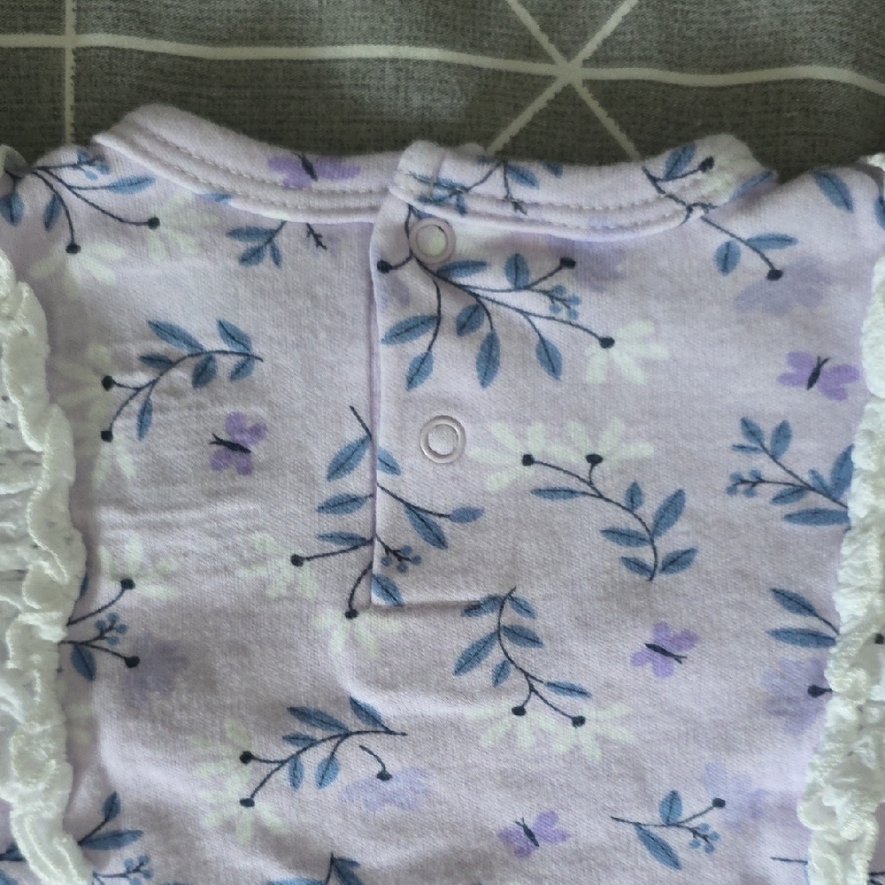Floral Kids Matching Set with Ruffle Sleeves - Picture 6 of 8